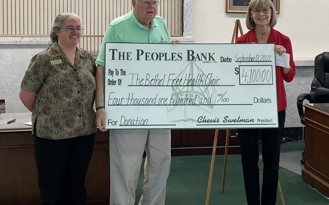 Peoples Bank Donation